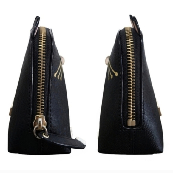 Kate Spade Houndstooth Bag+Jazz Things Up Cat Coin Purse And Dustbag - Picture 14 of 17